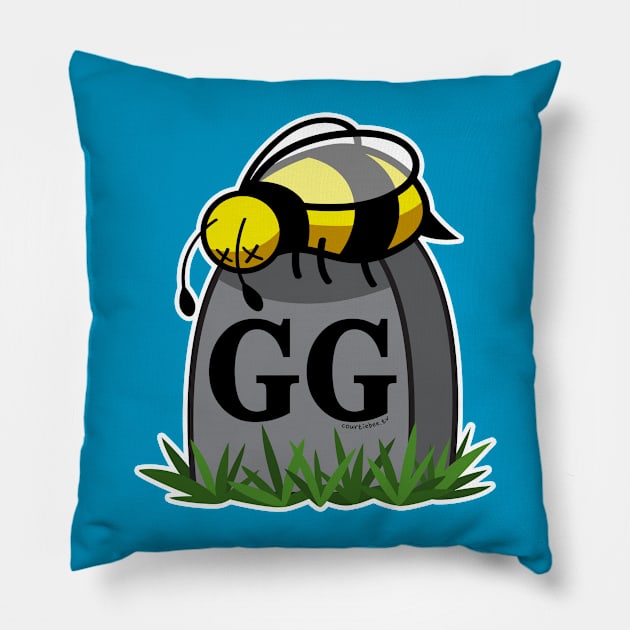 Rest in Peace Pillow by Swarm Store