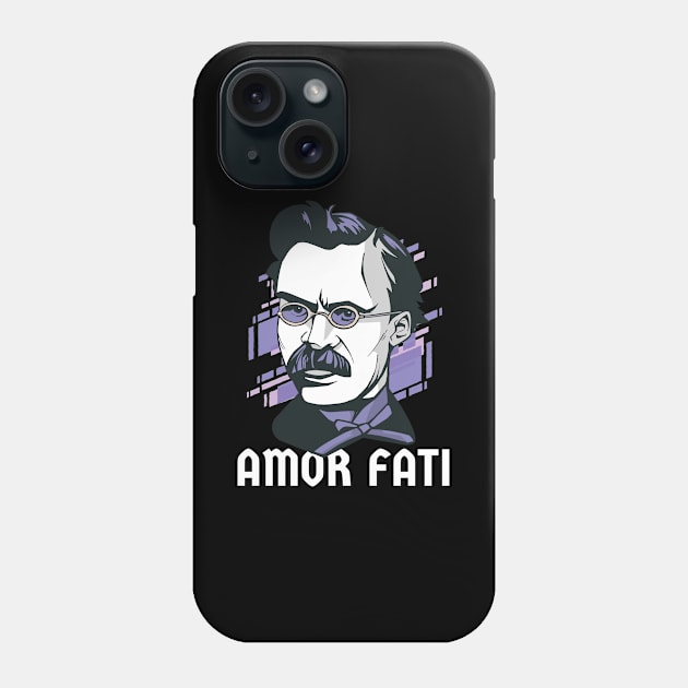 Amor Fati Design for a Philosopher Phone Case by NeverTry