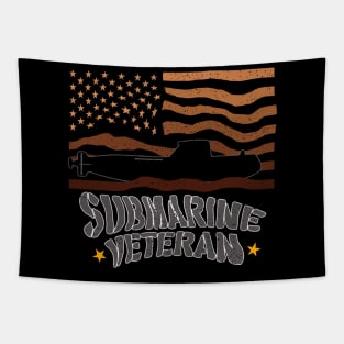 Submarine veteran USA American hero veterans day Tapestry