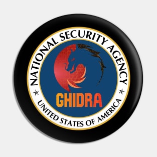 Cyber Security - NSA - Ghidra - Reverse Engineering tool - Emblem Pin