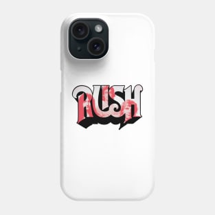 Rush Red & White Phone Case