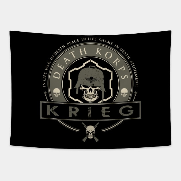 KRIEG - CREST EDITION Tapestry by Absoluttees