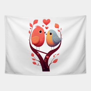 Love birds Tapestry