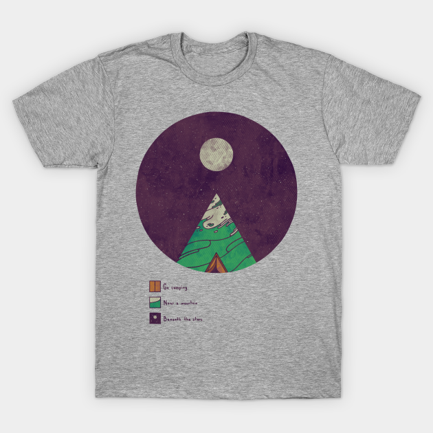 Charting an Adventure - Camping - T-Shirt