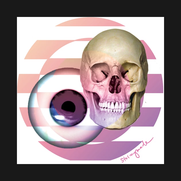 Eyeball Skull by STORMYMADE