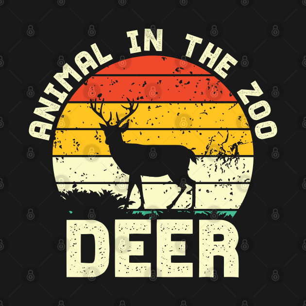 deer animal in the zoo by Mako Design 