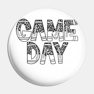 Football Game Day Pin