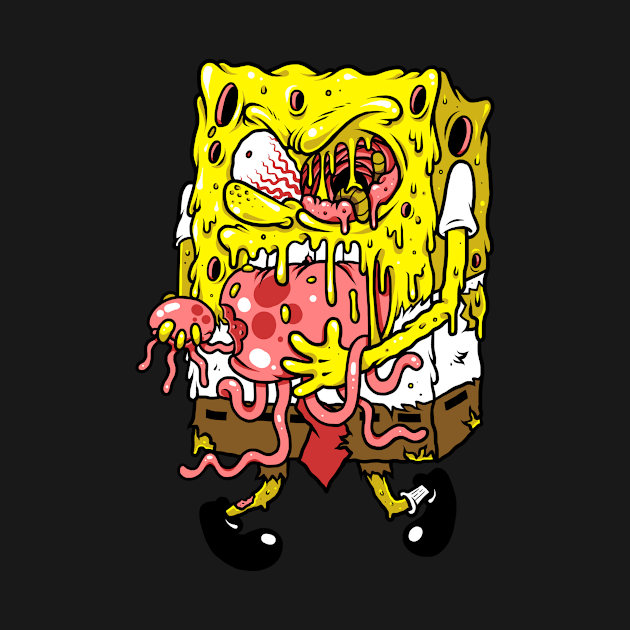 Zombie Spongebob - Zombie Spongebob - T-Shirt | TeePublic