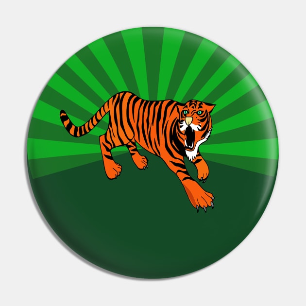 Tiger Vibes Pin by SandraKC