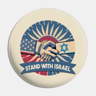 Stand With Israel Pin