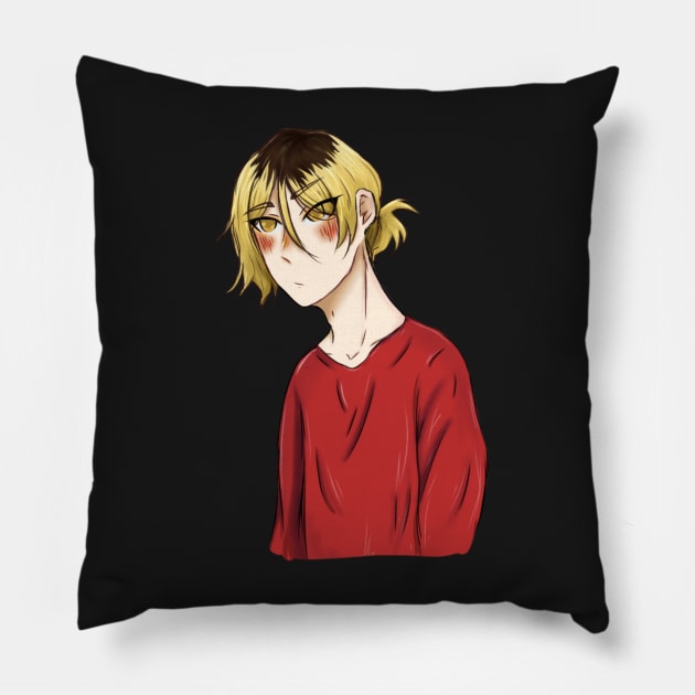 Soft Kenma Pillow by Sophprano