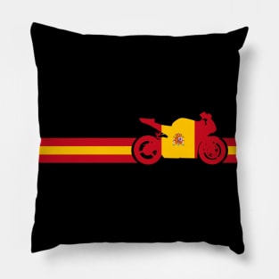 Spanish Motorcycle Pillow