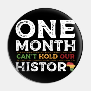 one month cant hold our history Pin