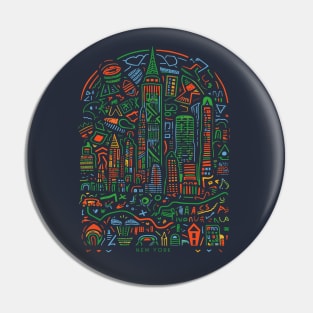 New York City  Colorlines Pin