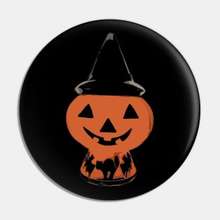 Witch Hat Pumpkin Blow Mold Pin