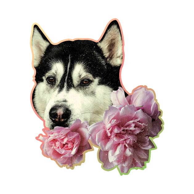 Floral Dog by FreshTeas