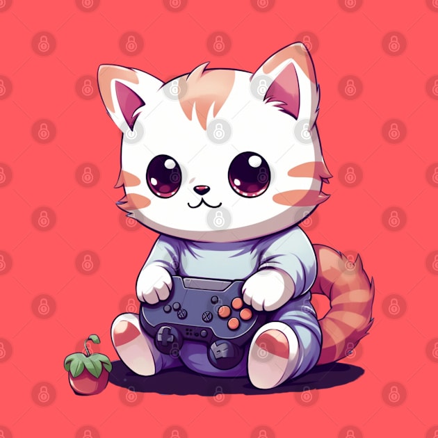 Gamer Cat by Prism Chalk House