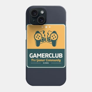 Gamer Club Cool Retro Design Gift for Gamers Phone Case