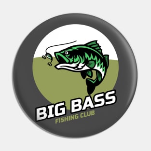 Big Bass Fishing Pin