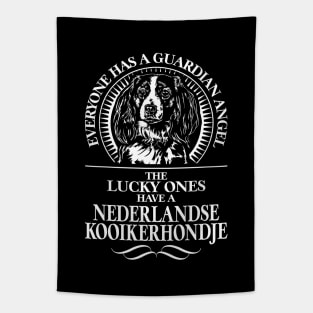 Proud Nederlandse Kooikerhondje Guardian Angel dog mom Tapestry