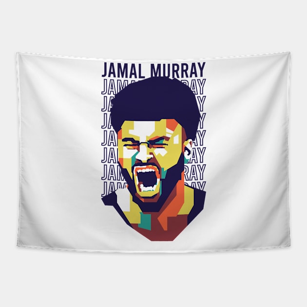 Jamal Murray WPAP Design Style #2 Tapestry by pentaShop