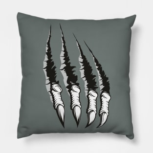 3D Scratch Marks Pillow