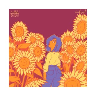 Sunflowers and sunset T-Shirt