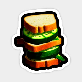 Pickle Sandwich Magnet