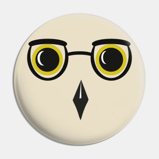 Owl Face Pin