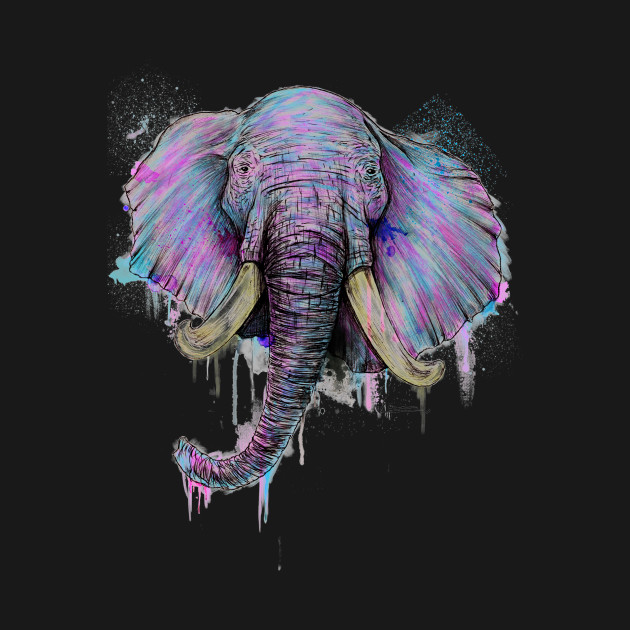 Watercolor elephant by EduardoLimon