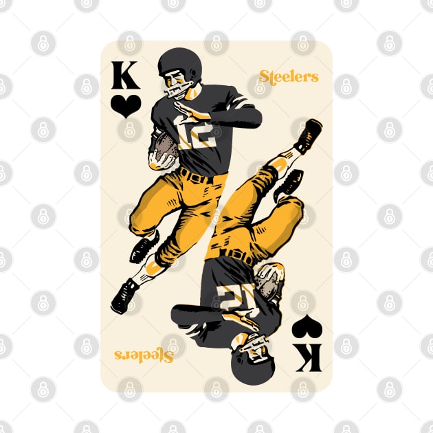 Pittsburgh Steelers King of Hearts by Rad Love