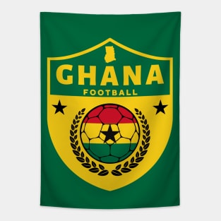 Ghana Football Emblem Tapestry