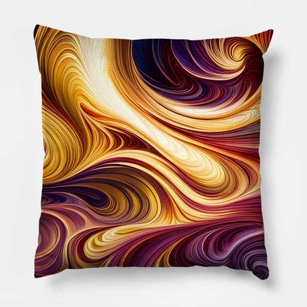 Swirling Bayou Pillow by CAutumnTrapp