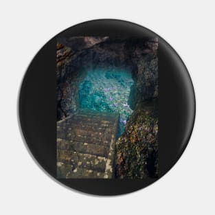 Underwater Cave Pin