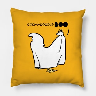 Halloween Ghost Rooster Chicken Pillow