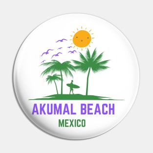 Akumal Beach Mexico Pin