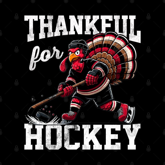 Thankful for Hockey Turkey by DetourShirts