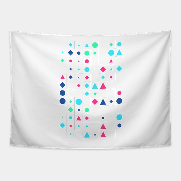 Amazing Geometric Animated Shape Pattern #1 Tapestry by Trendy-Now