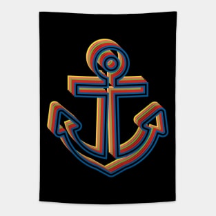 Multicolored Anchor Tapestry