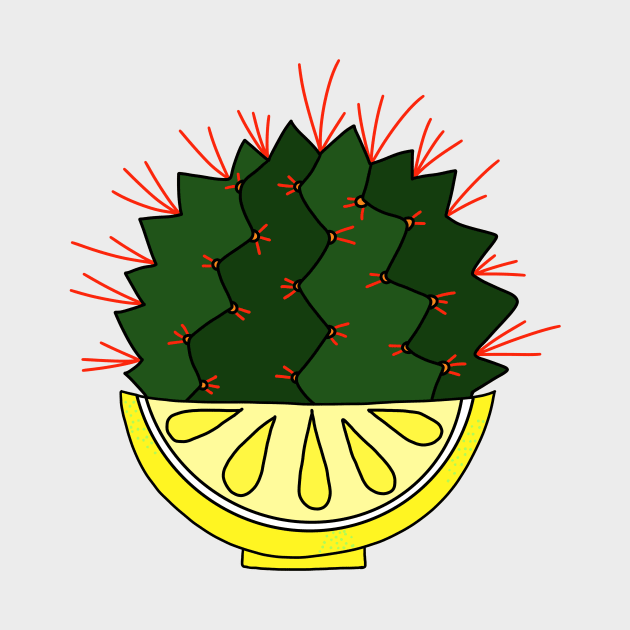 Cute Cactus Design #83: The Lemon Cactus by DreamCactus