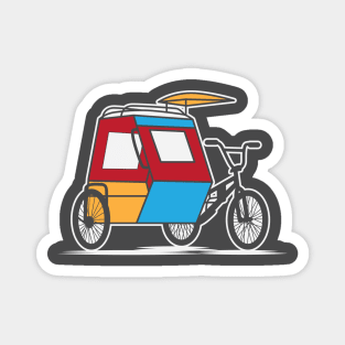 Philippines Padyak Bicycle Pedicab Magnet