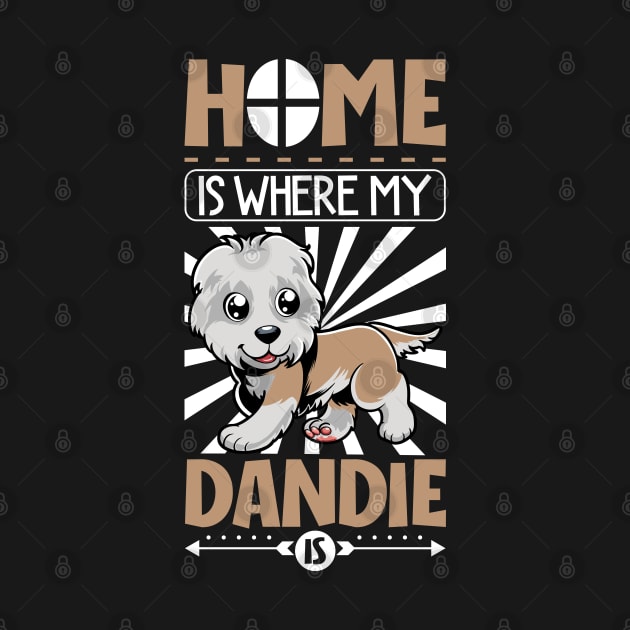 Home is with my Dandie Dinmont Terrier by Modern Medieval Design