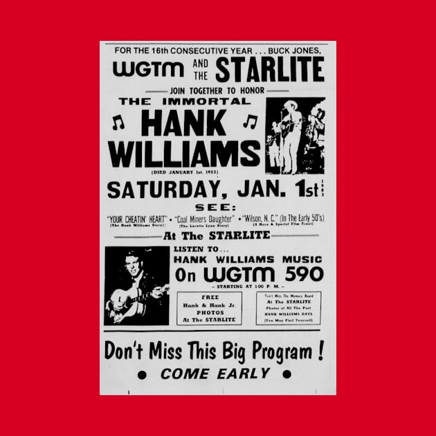 Hank Poster Starlite Drive In by greenporker