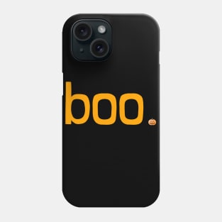 Boo Halloween Minimalistic Phone Case