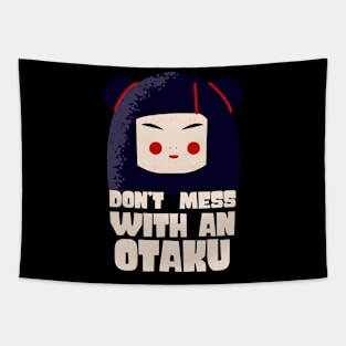 Don't Mess With An Otaku Anime Manga Geek Girl Tapestry