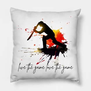 I don't like cricket, I love it, Cricket love the game Pillow