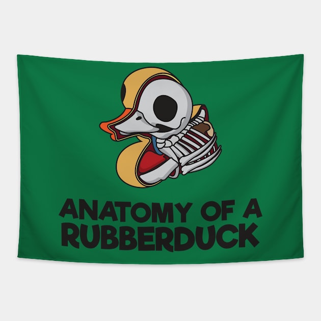 Anatomy Of A Rubberduck Tapestry by yeoys