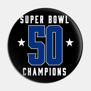 Super bowl 50 Champions Pin