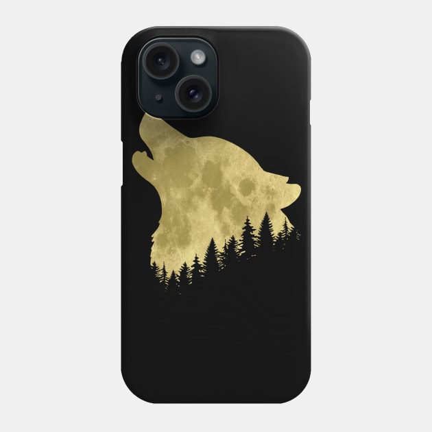 Howl At The Moon Phone Case by WiseWitch