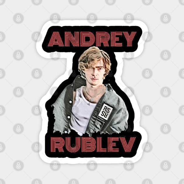 Andrey Rublev Magnet by BorodinaAlen